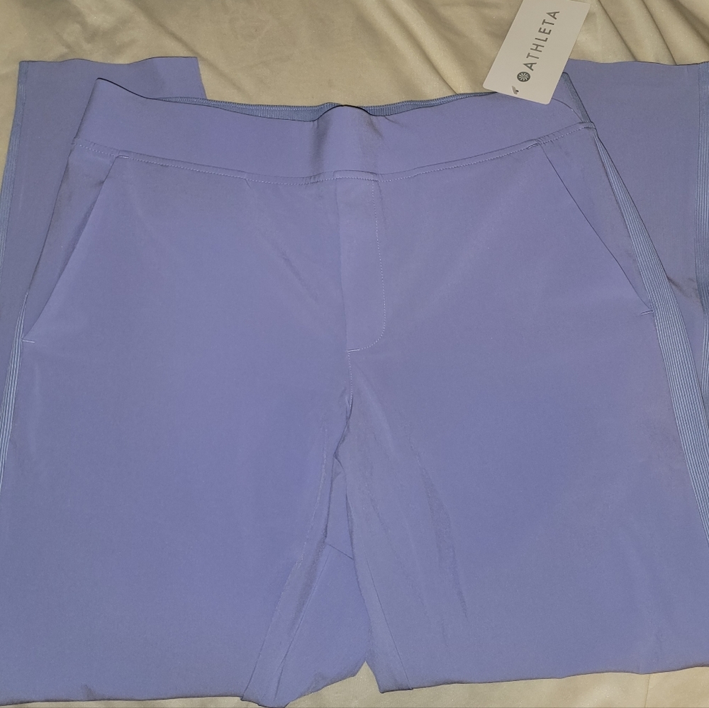NWT Athleta Brooklyn Ankle Pant in Victorian Periwinkle 8